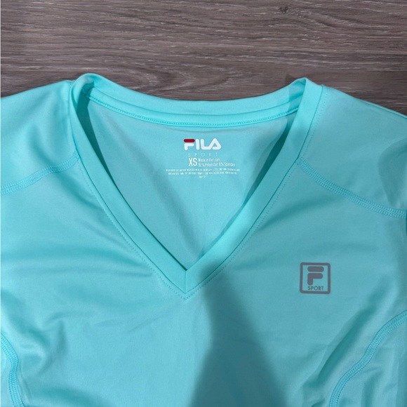 Fila Sport Women’s Mint Green T-Shirt Size Extra Small - Picture 3 of 12
